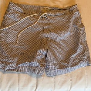 Searsucker J Crew Bathing suit